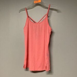 Yoins Strappy Pink Tank Top Women Shirt Size Small